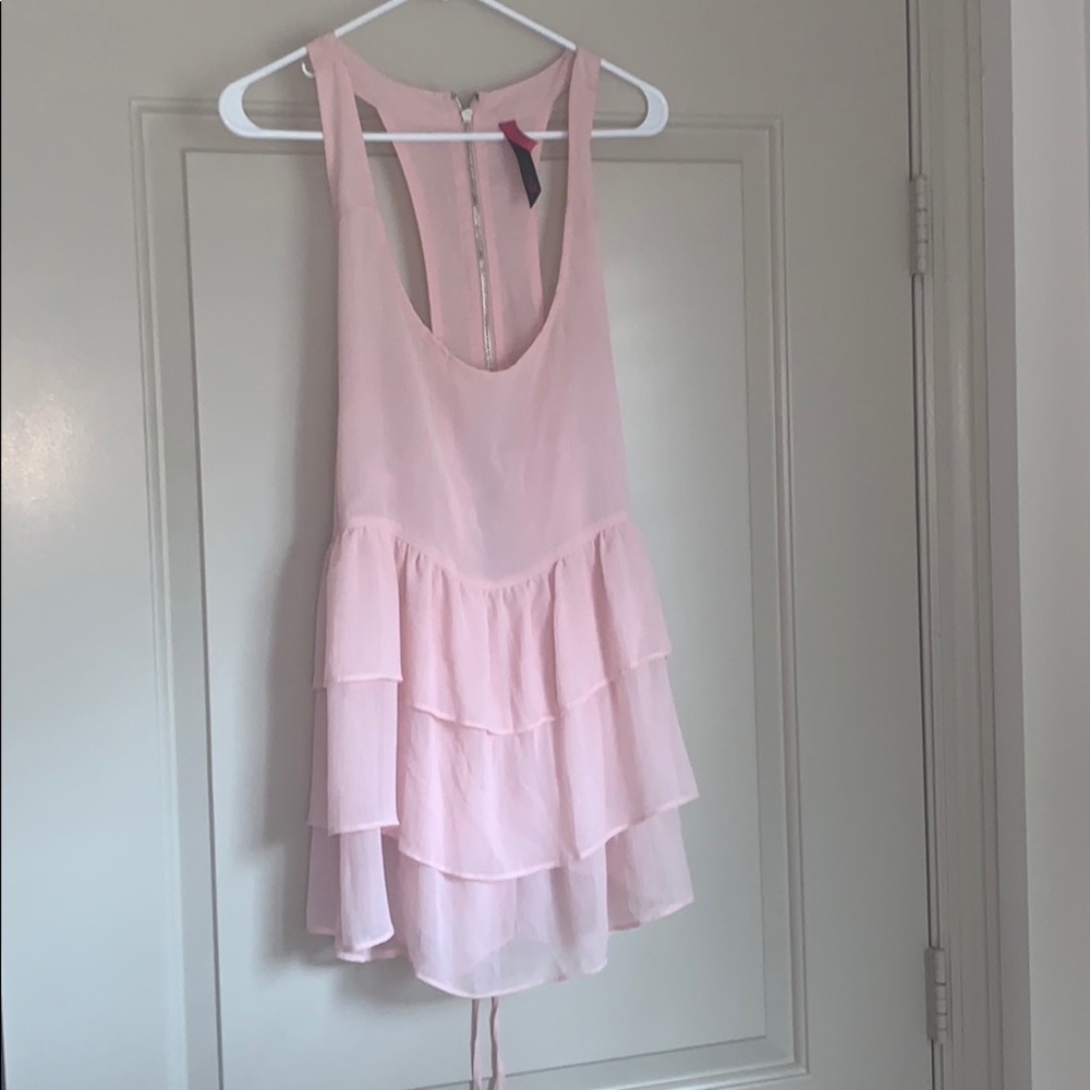Pink Ruffle Tunic - Picture 2 of 7